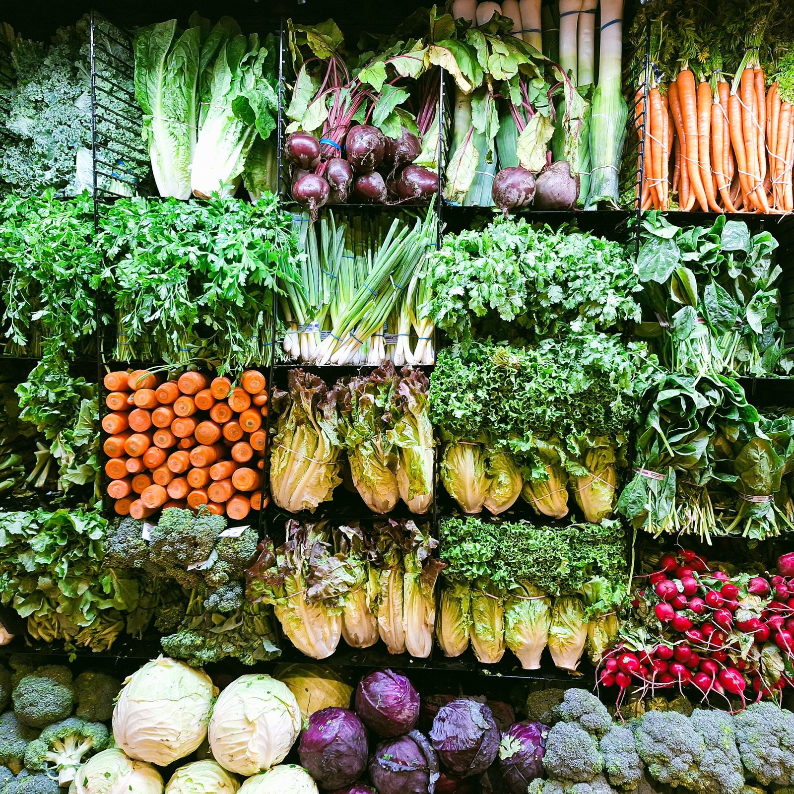 Fresh mixed export vegetables
